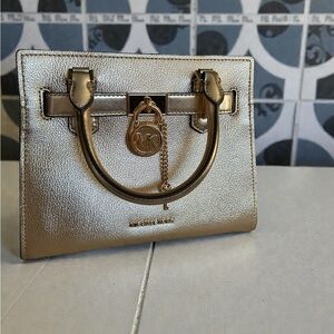 Michael Kors Metallic Gold Mini Bag